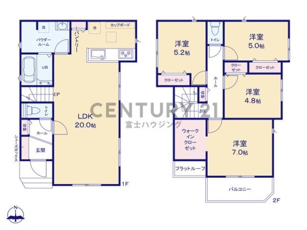 茅ヶ崎市浜之郷3期　新築戸建NO1　全1棟