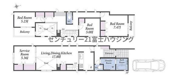 茅ヶ崎市南湖613　新築戸建　全1棟