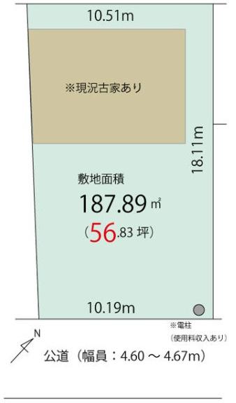 藤沢市鵠沼松が岡４丁目の土地