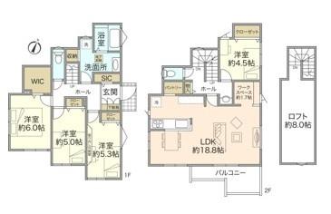 鎌倉市浄明寺4丁目　新築戸建1号棟　全2棟