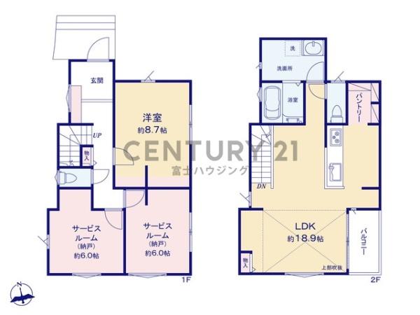 茅ヶ崎市西久保Ⅲ　新築戸建A棟　全4棟