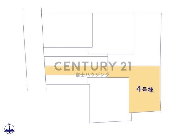 茅ヶ崎市下町屋2丁目Ⅱ　新築戸建4号棟　全5棟