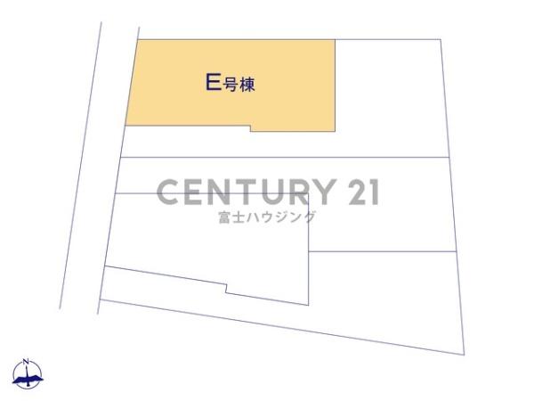 茅ヶ崎市東海岸南4丁目8981番　新築戸建E号棟　全5棟
