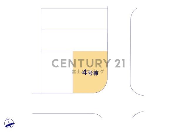 茅ヶ崎市高田3期　新築戸建4号棟　全4棟