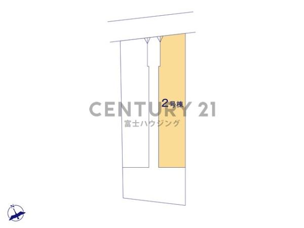 藤沢市藤沢5丁目　新築戸建2号棟　全3棟