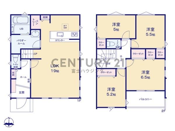 藤沢市高倉8期　新築戸建2号棟　全2棟