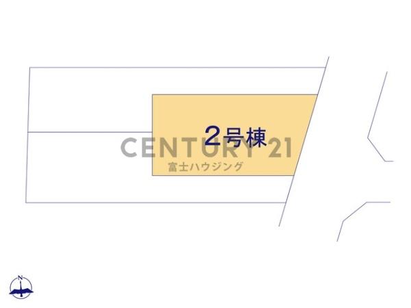 藤沢市善行坂2期　新築戸建2号棟　全3棟
