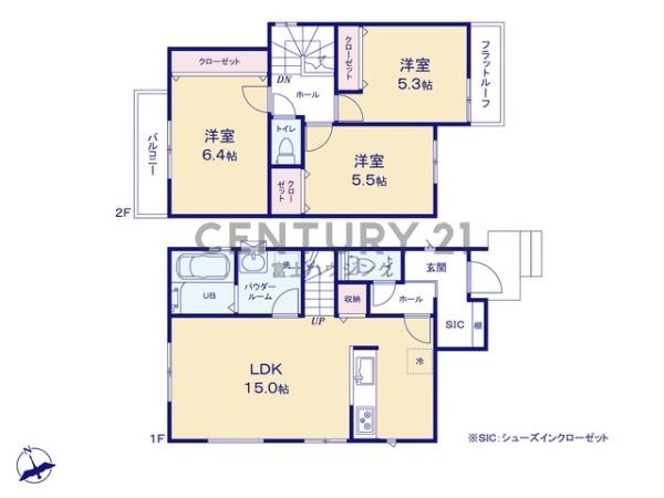藤沢市天神町3丁目1期　新築戸建No.1　全2棟