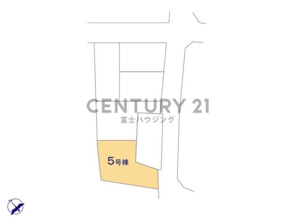 茅ヶ崎市浜竹1丁目　新築戸建5号棟　全5棟