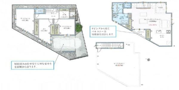茅ヶ崎市本村4丁目　新築戸建　1号棟　全2棟