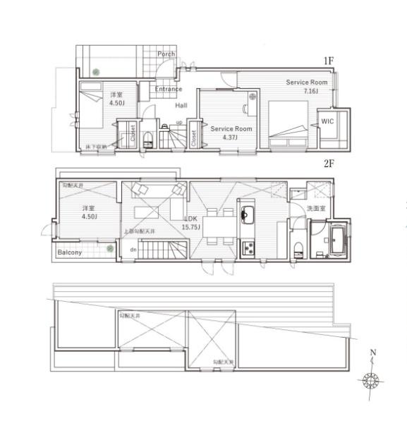 茅ヶ崎市松風台　新築B号棟　全2棟