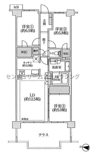 オハナ平塚袖ヶ浜(間取り)