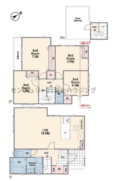茅ヶ崎市松が丘２丁目の新築一戸建