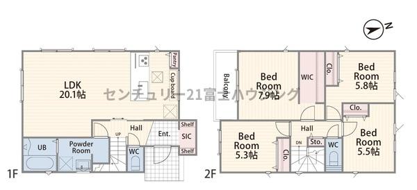 茅ヶ崎市中海岸４丁目の新築一戸建