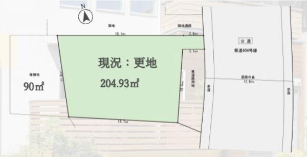 茅ヶ崎市甘沼の土地