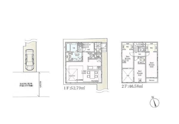 茅ヶ崎市浜竹３丁目の新築一戸建