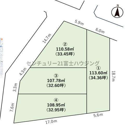 茅ヶ崎市中島の売土地