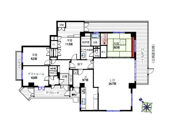 中銀茅ヶ崎マンシオン