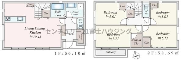 茅ヶ崎市高田３丁目の新築一戸建