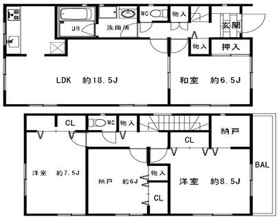 茅ヶ崎市香川６丁目の中古一戸建