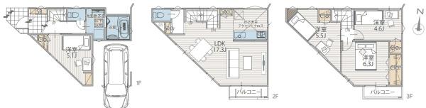 茅ヶ崎市浜竹１丁目の新築一戸建