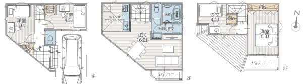 茅ヶ崎市浜竹１丁目の新築一戸建