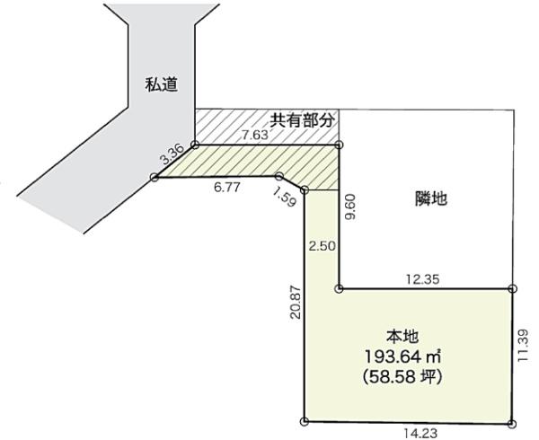 茅ヶ崎市萩園の売土地