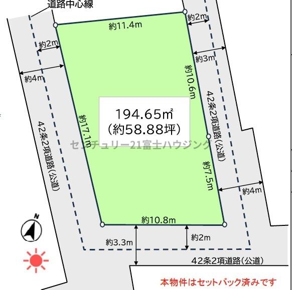 茅ヶ崎市中海岸３丁目の売土地