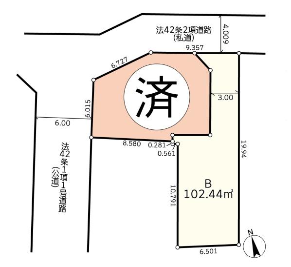 茅ヶ崎市浜竹４丁目の売土地