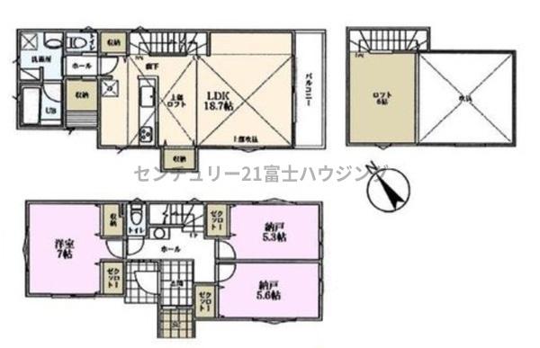 茅ヶ崎市浜竹2丁目　新築分譲住宅　B号棟　全3棟
