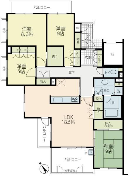 パシフィックガーデン茅ヶ崎　D棟