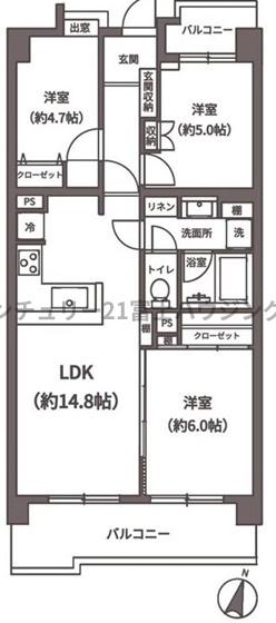 茅ヶ崎グランドハイツ　B棟