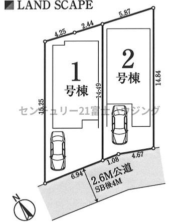 茅ヶ崎市柳島海岸01283②　新築分譲住宅　1号棟全2棟