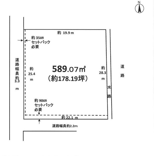 近江八幡市南津田町の土地