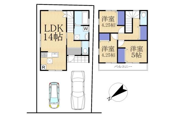 栗東市小柿１０丁目の中古一戸建て