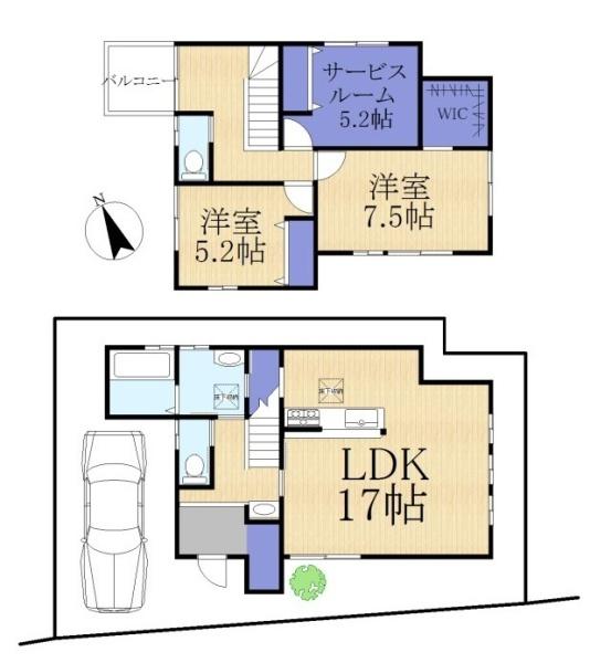 大津市梅林２丁目の新築一戸建