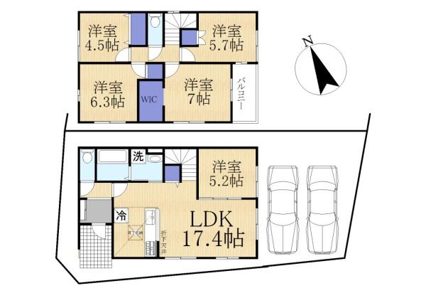 草津市野村４丁目の新築一戸建