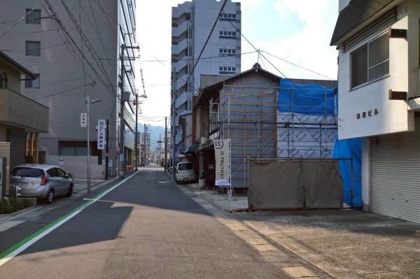 大津市中央3丁目の土地(前面道路含む現地写真)