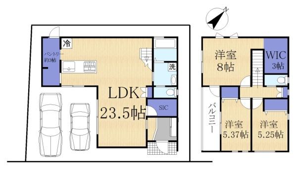 草津市草津３丁目の新築一戸建