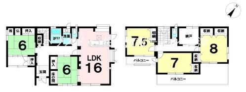 野洲市大畑の中古一戸建