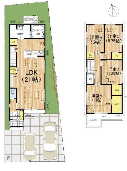 野洲市小篠原の新築一戸建