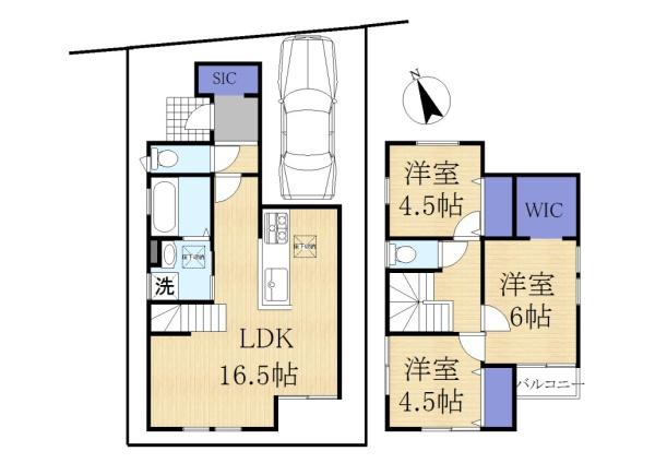 草津市矢橋町２号地　新築一戸建