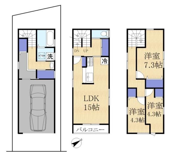 草津市野路２丁目の新築一戸建