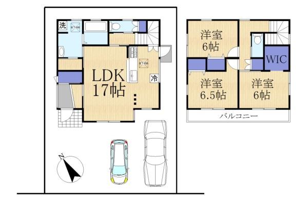 栗東市中沢３丁目の新築一戸建