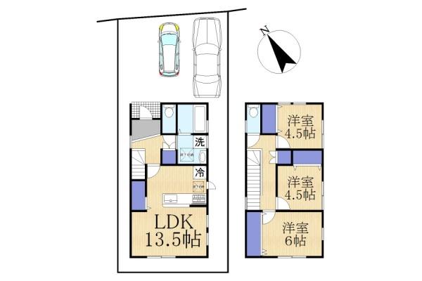 草津市草津２丁目の土地
