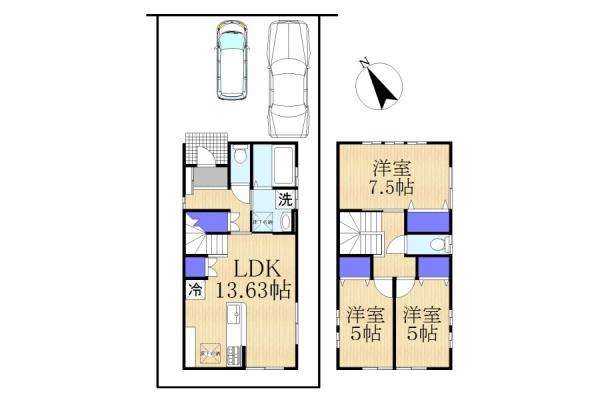 草津市草津２丁目の土地