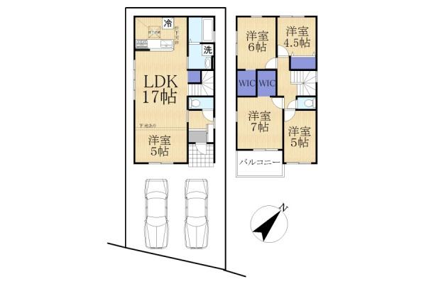 栗東市中沢２丁目の新築一戸建