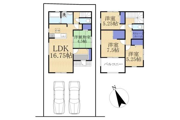 草津市草津町の新築一戸建