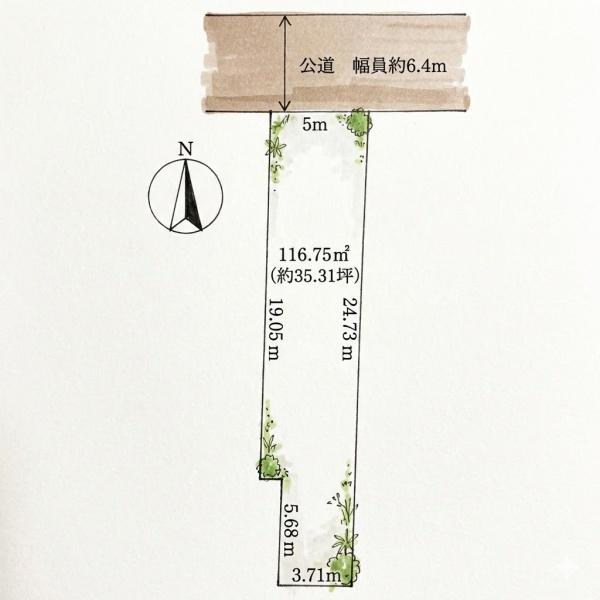 京都市中京区竹屋町通東洞院東入塀之内町の土地