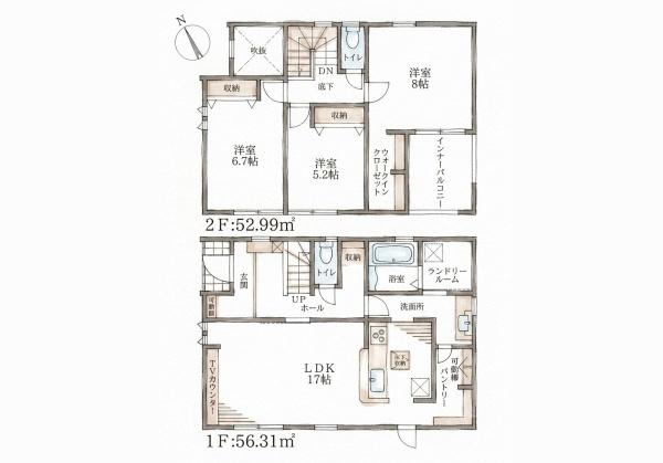 栗東市上鈎の新築一戸建